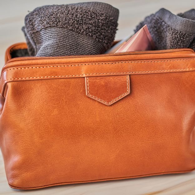 Leather Washbag